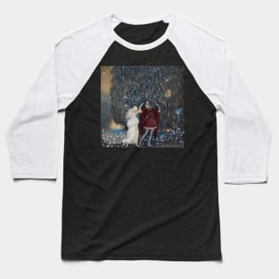 Lena dances with the knight by John Bauer 1915 Baseball T-Shirt